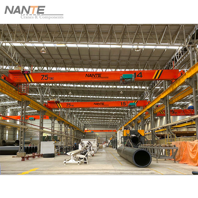 The single girder crane holds a pivotal function.