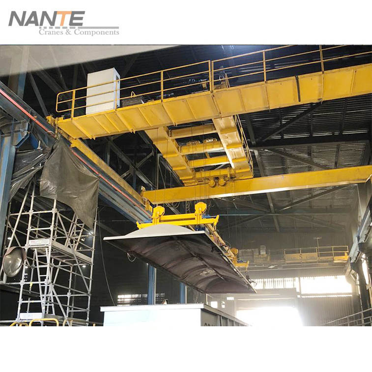 11-double girder overhead crane with open winch for mining