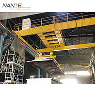 31-double girder overhead crane with open winch for mining