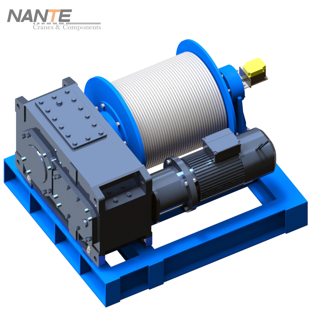 11-Construction Winch with Industrial Gear box