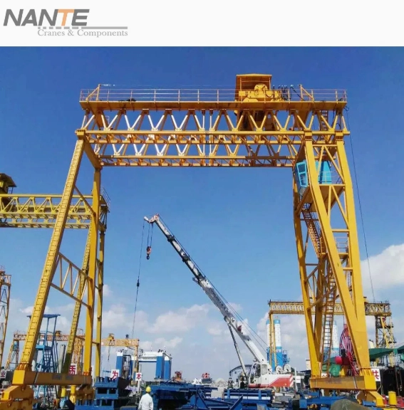 150t Truss Type Double Girder Gantry Crane with Open Winch