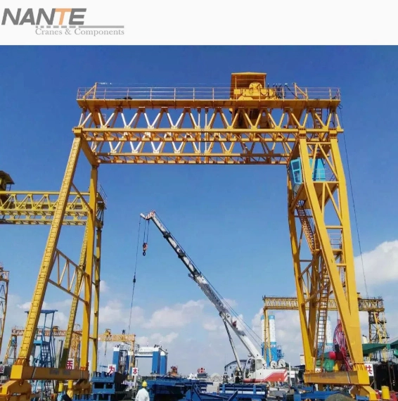 150t Truss Type Double Girder Gantry Crane with Open Winch