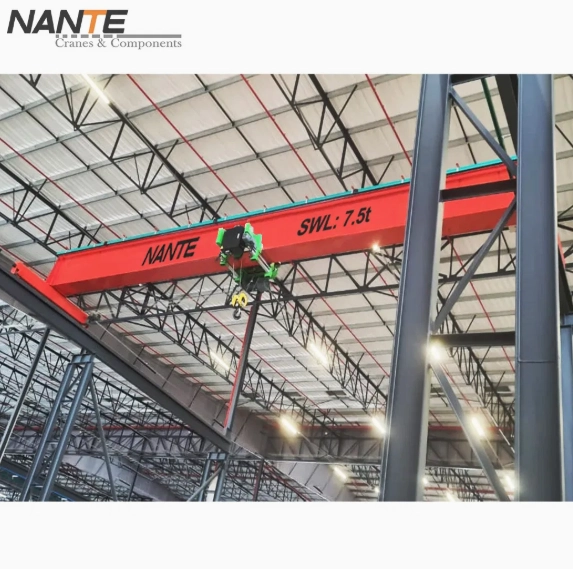 Nante DIN Standard Approved Hot Selling Single Girder Overhead Crane