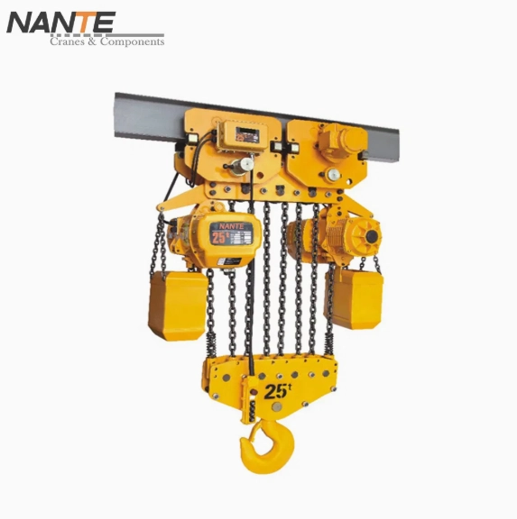 _Single Double Speed Electric Chain Hoist with Electric Trolley manufacturer