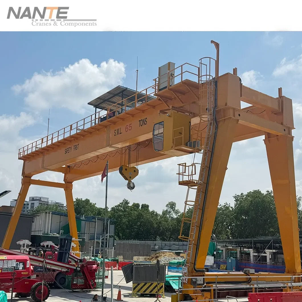 CE Approved Box Type Double Girder Gantry Crane with Winch