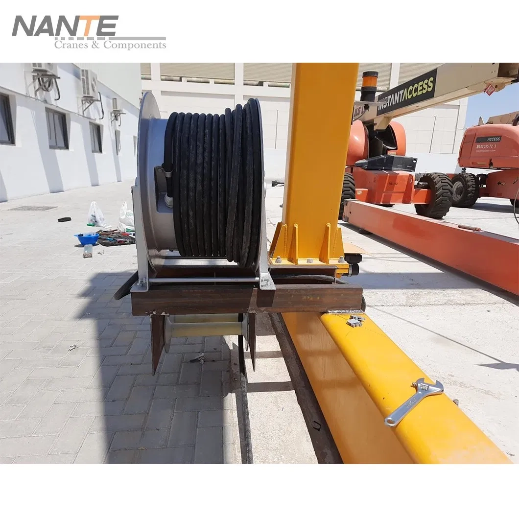 Red Blue Silvery High Popularity Standardized Technology Spring Cable Reel