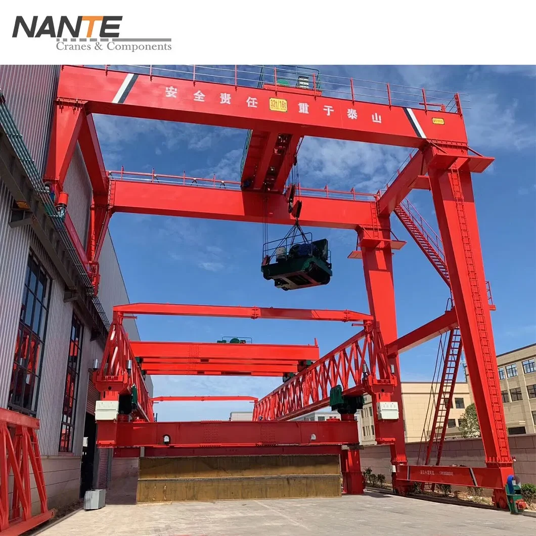 CE Certification Double Girder Semi Gantry Indoor Crane for Sale