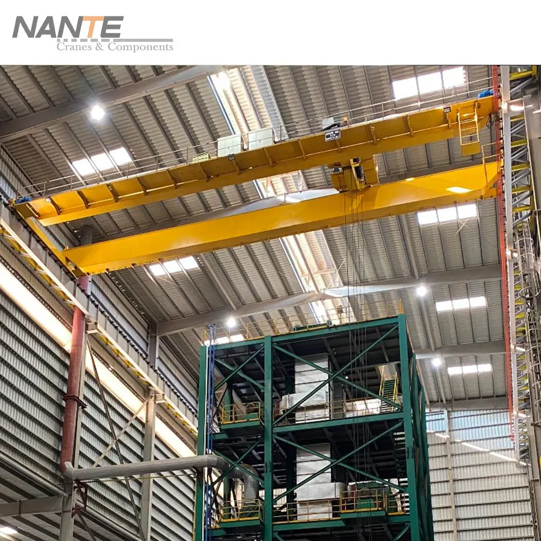 Nante Top Running Double Girder Overhead Crane Energy-Saving and Easy Maintenance