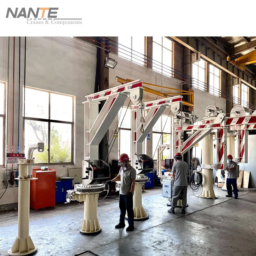 Offshore davit cranes for Marine Construction & Energy Projects