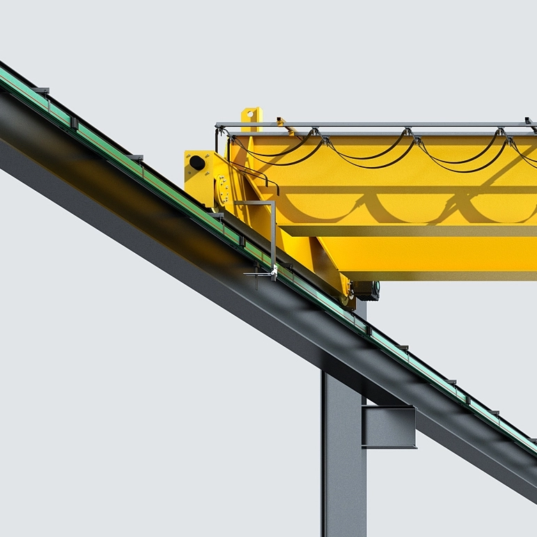 Conductor rails for crane electrification