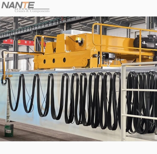 C63 Galvanized Steel Rail Cable Trolleys Festoon System for Hoist Power Supply