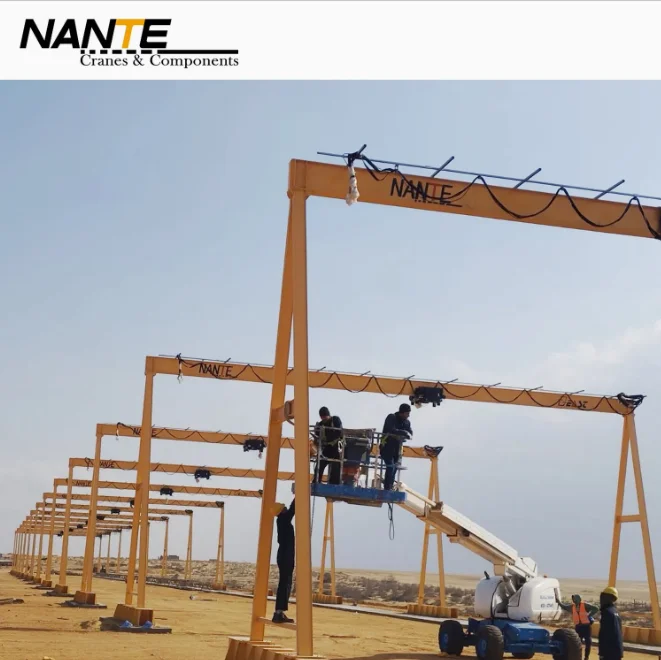Factory Customization 2 Ton Mini Light Single Girder Gantry Crane