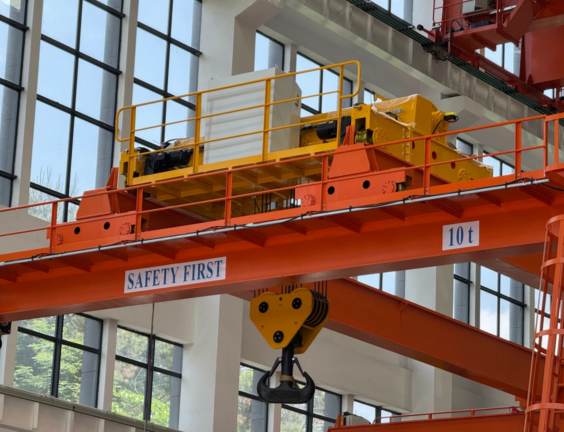 Open Winch Double Girder Overhead Cranes manufacturer