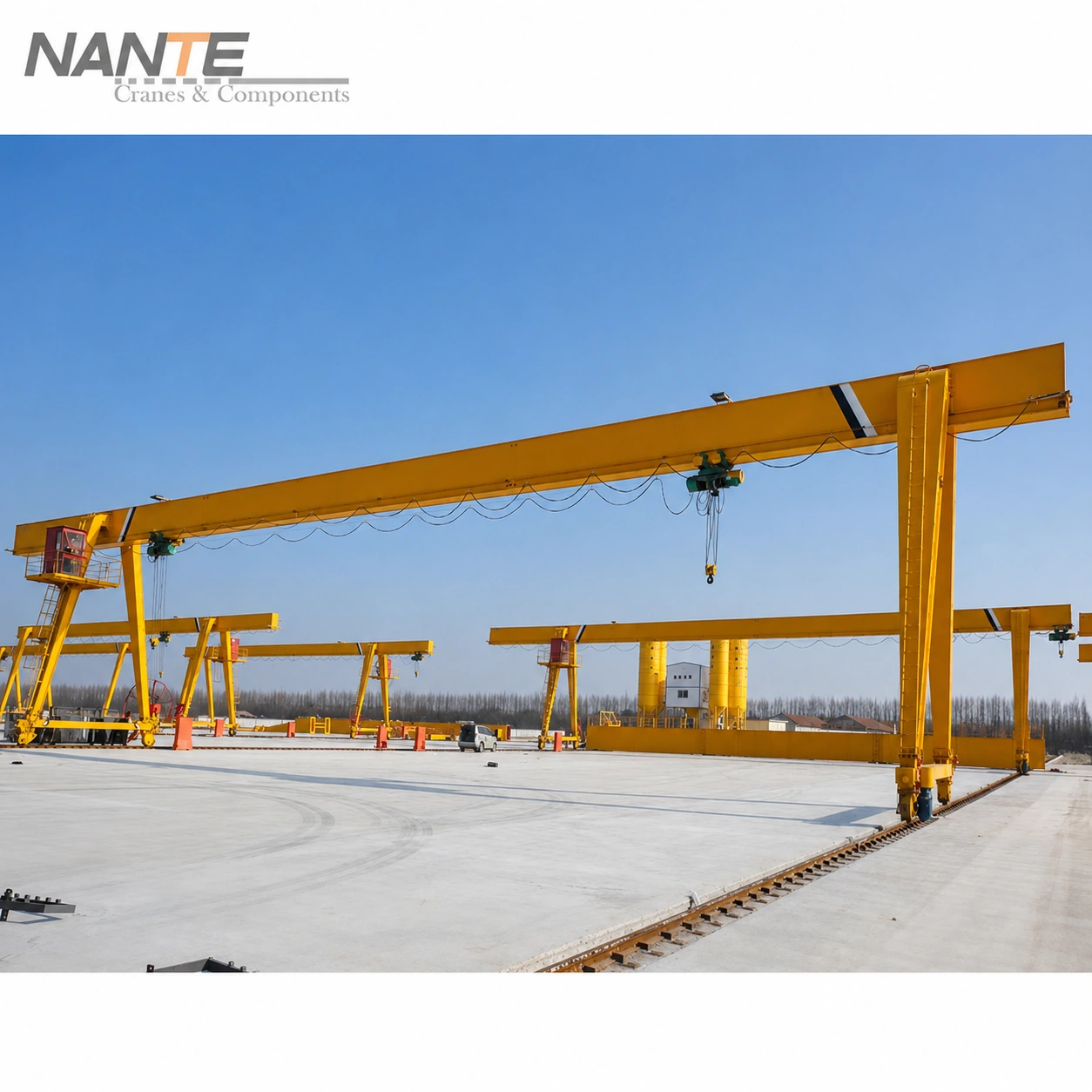 Single girder gantry crane for sale