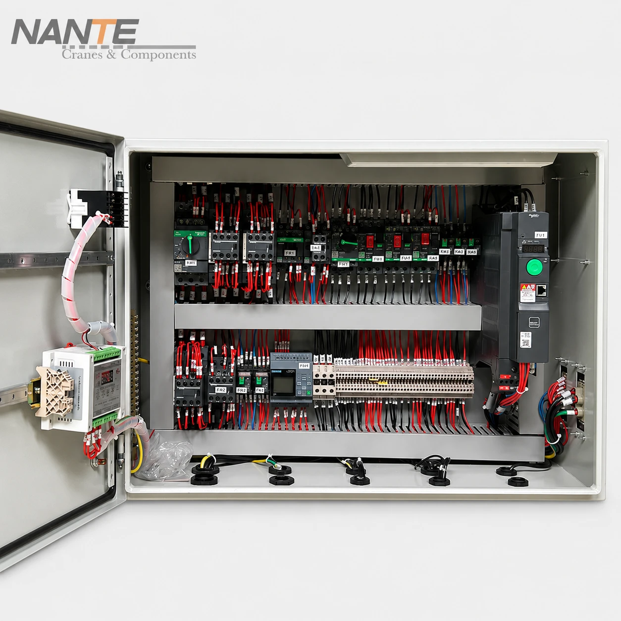 crane motor control panel for overheating protection