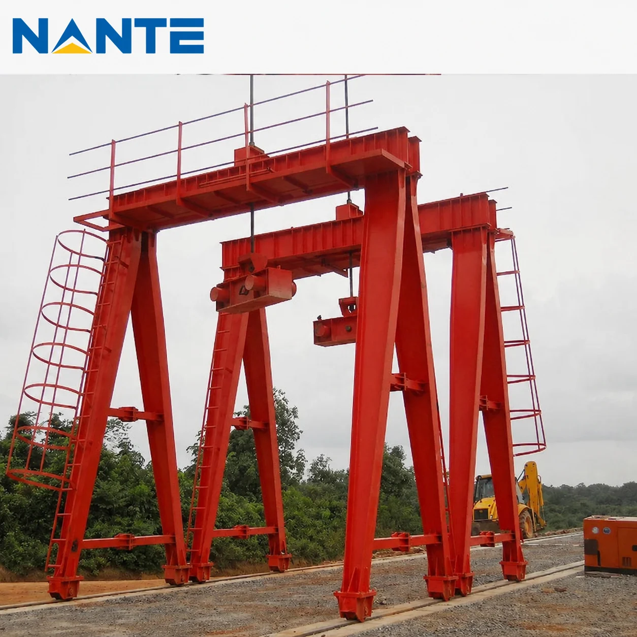 10 Ton Rail Mounted Mobile Single Beam Gantry Crane