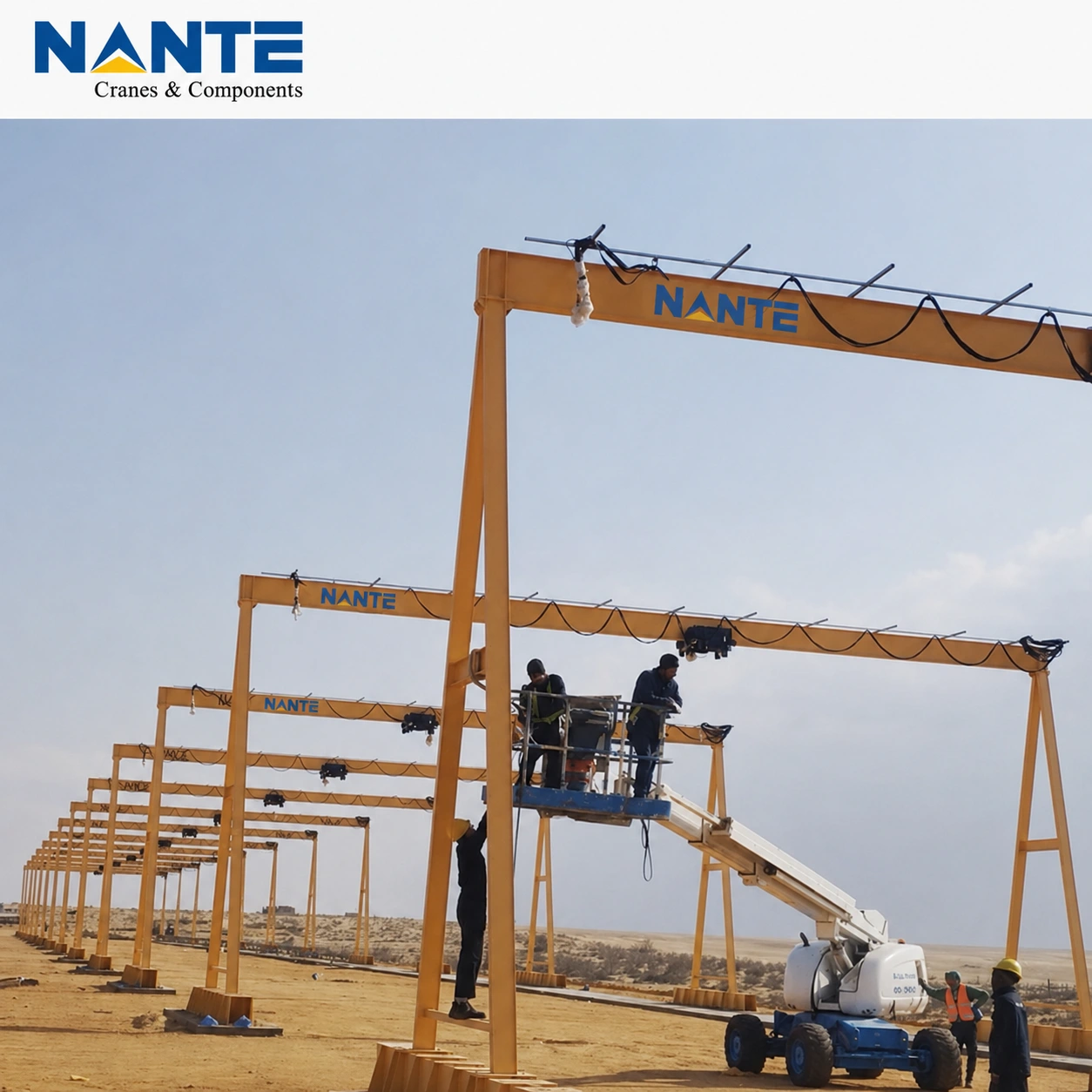 Factory Customization 2 Ton Mini Light Single Girder Gantry Crane