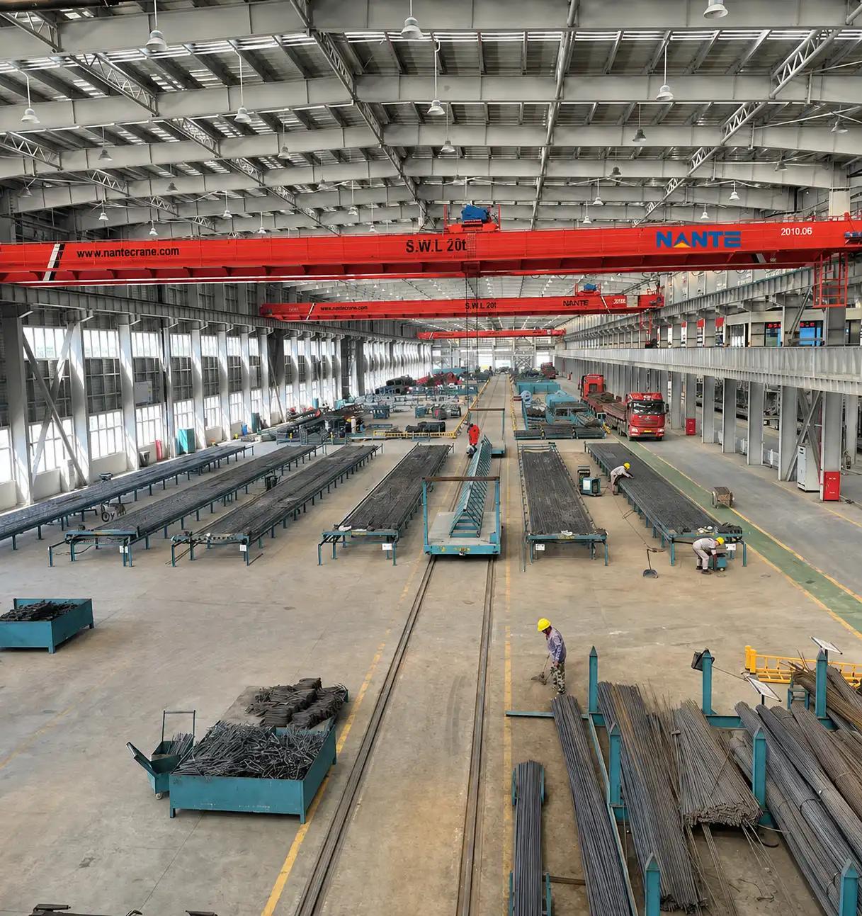 Nante overhead cranes for tandem lifting applications