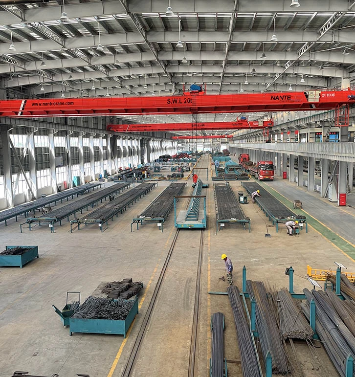Nante overhead cranes for tandem lifting applications