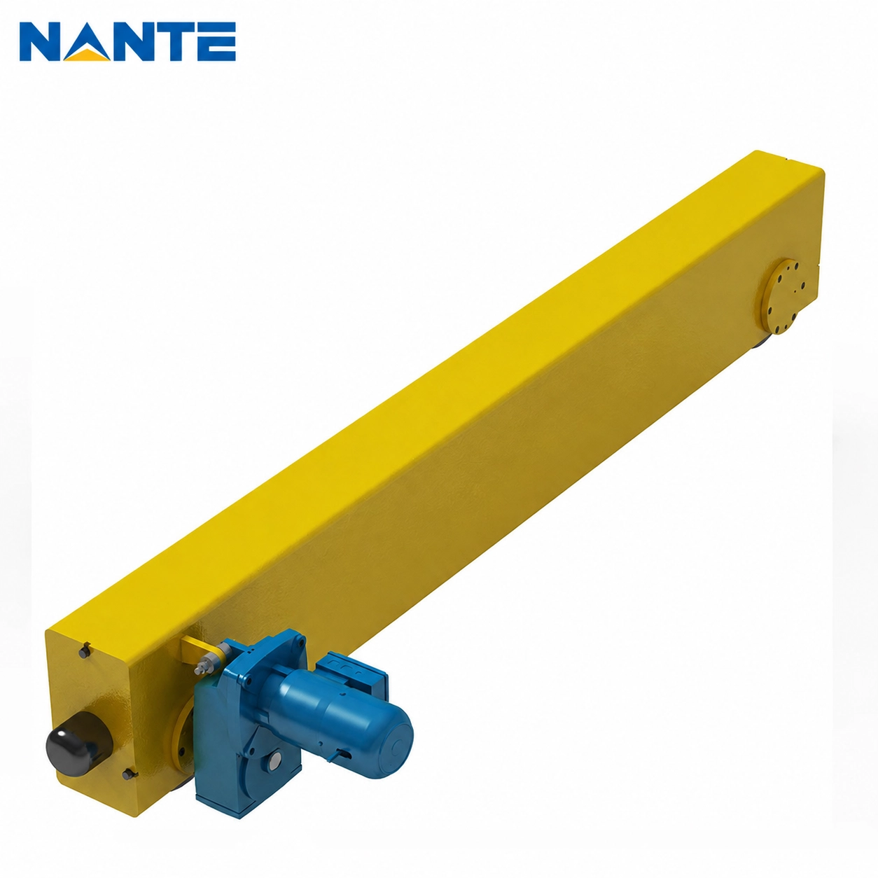Overhead crane hollow shaft end carriage