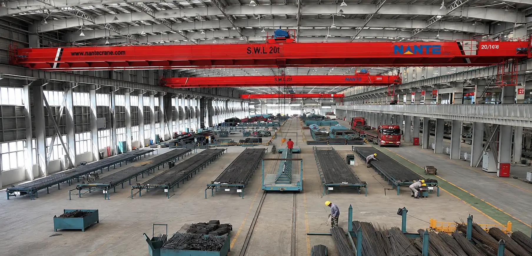 Tandem Lifting with Two Overhead Cranes Synchronization, Load Sharing, and Safety Controls