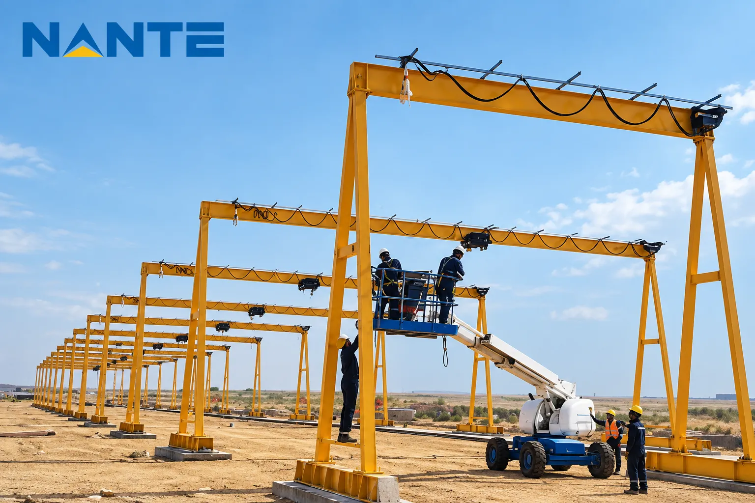 Factory-customized mini single-girder gantry crane