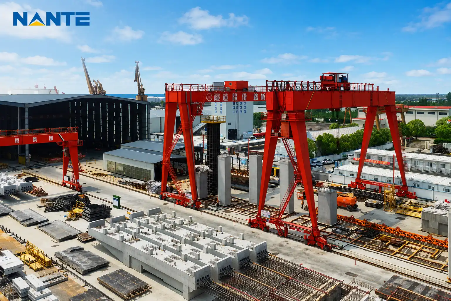 Overhead cranes and industrial lifting equipment in the Nante Crane product range