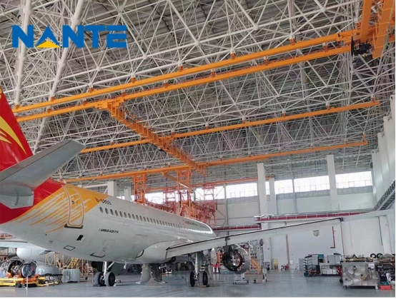 Underhung overhead crane for aviation